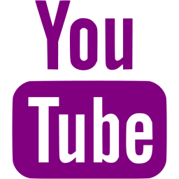 256x256 Purple Youtube Icon