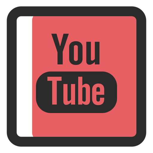 512x512 Youtube Colored Stroke Icon