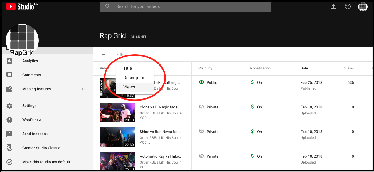 Updates To The Youtube Studio App 1274x587 Updates To The Youtube Studio App
