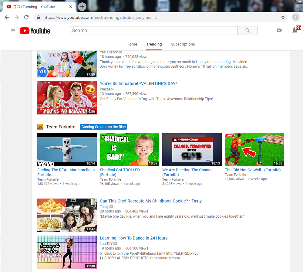 Youtube Chose A Clickbaiting Fortnite Channel As The 'gaming 999x896 Youtube Chose A Clickbaiting Fortnite Channel As The 'gaming