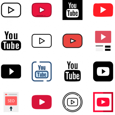 400x400 Youtube Logos Vector