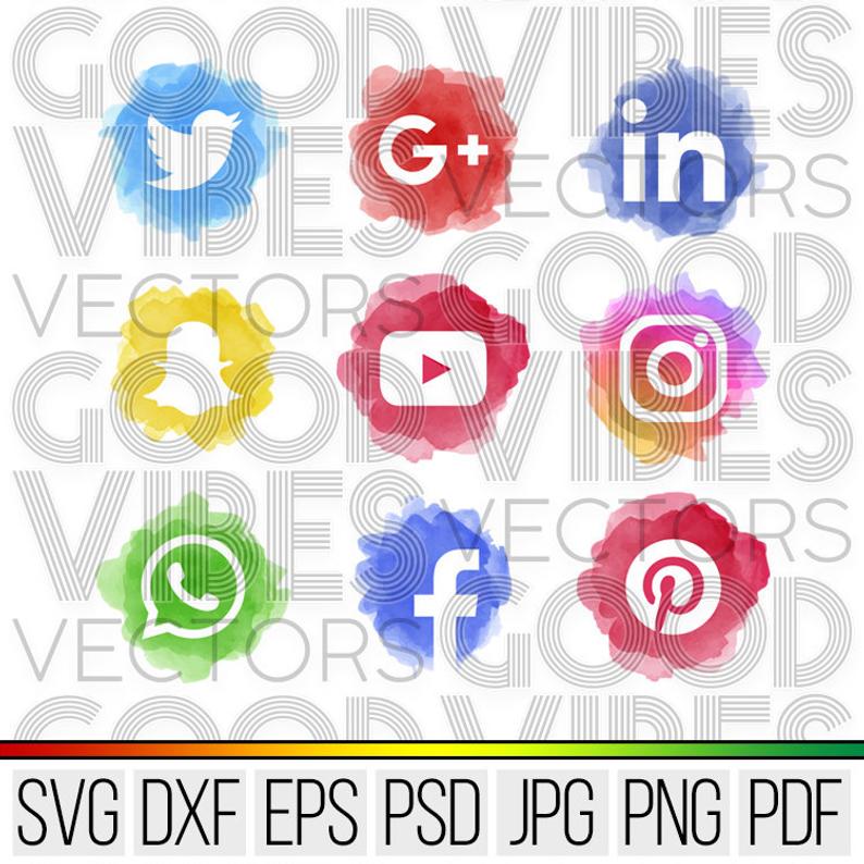 794x794 Social Media Icons Social Media Icon Pack Facebook Etsy