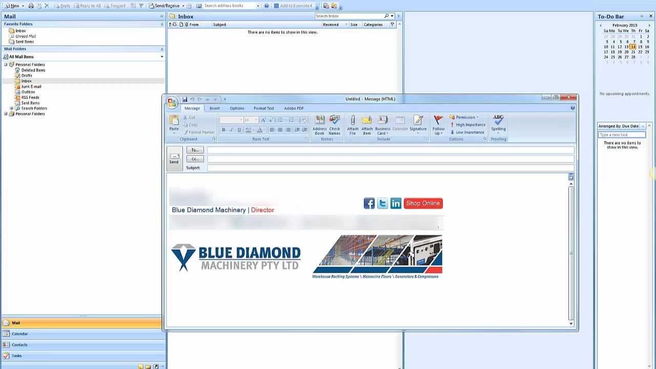 1280x720 How To Set Up A Custom Html Email Signature In Outlook