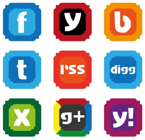 479x462 This Free Set Of Social Networking Icons Features Icons For Yahoo