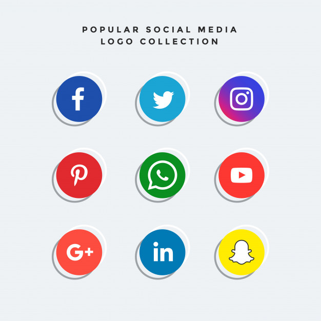 626x626 Elegant Social Media Icons Collection