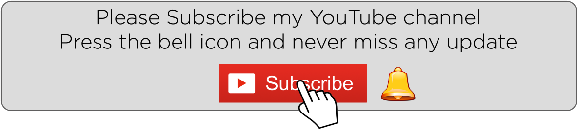 1183x266 Hd Youtube Subscribe Button And Bell Icon Free
