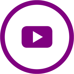 256x256 Free Purple Youtube Icon