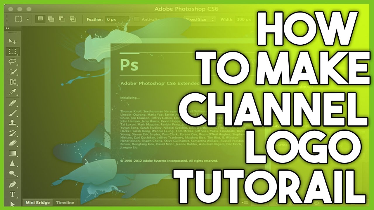 1280x720 How To Make A Youtube Channel Logoicon With Adobe Photoshop