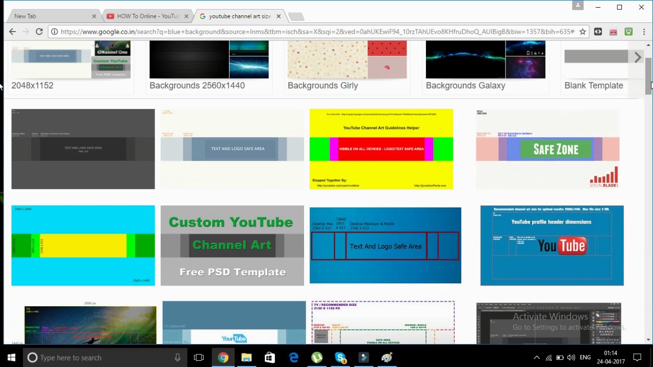 1280x720 How To Make Your Youtube Channel Art The Exact Size