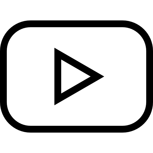 Outline, Button, Play, Outlined, Video, Buttons, Symbol, Social 512x512 Outline, Button, Play, Outlined, Video, Buttons, Symbol, Social