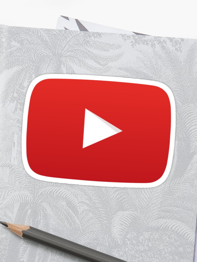 750x1000 Youtube App Logo Icon Sticker
