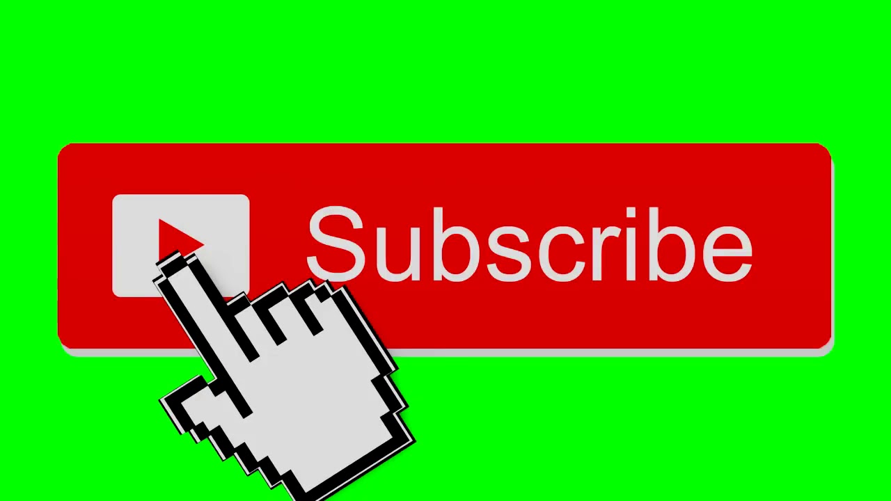 1280x720 Top Animated Youtube Like Subscribe Button Green Screen