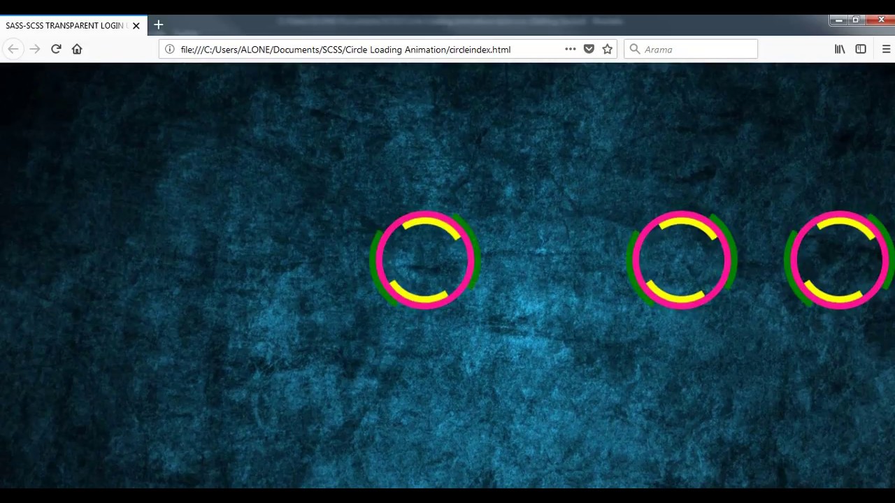 1280x720 Building Circle Loading Animation For All Web Pages In Sass