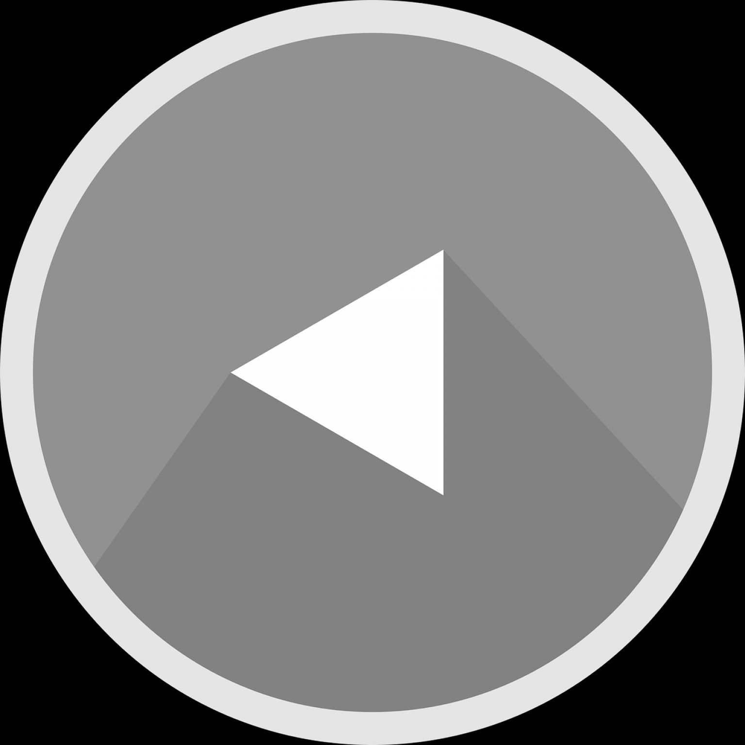 1536x1536 The Youtube Logo Icon Grey Social Media Button Logo Catchsplace