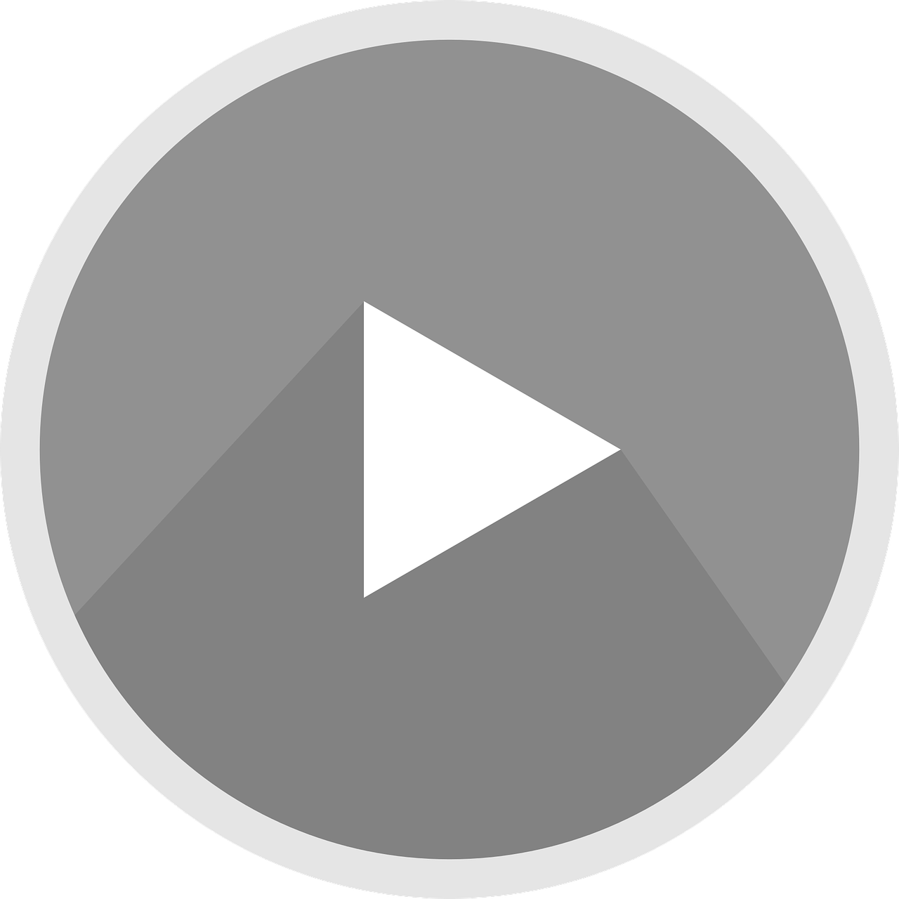 1280x1280 The Youtube Logo, Icon, Grey, Social Media, Button