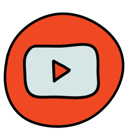 256x256 Youtube Logo Icon Of Doodle Style