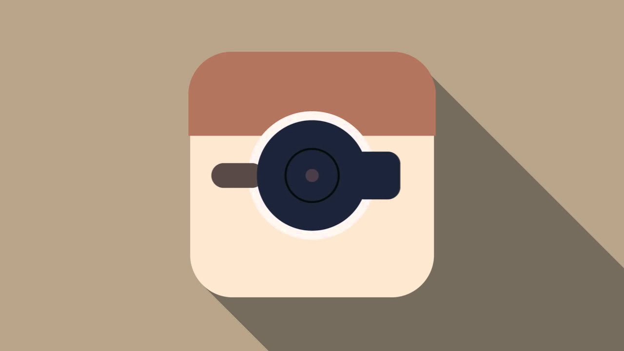 1280x720 Flat Instagram Icon