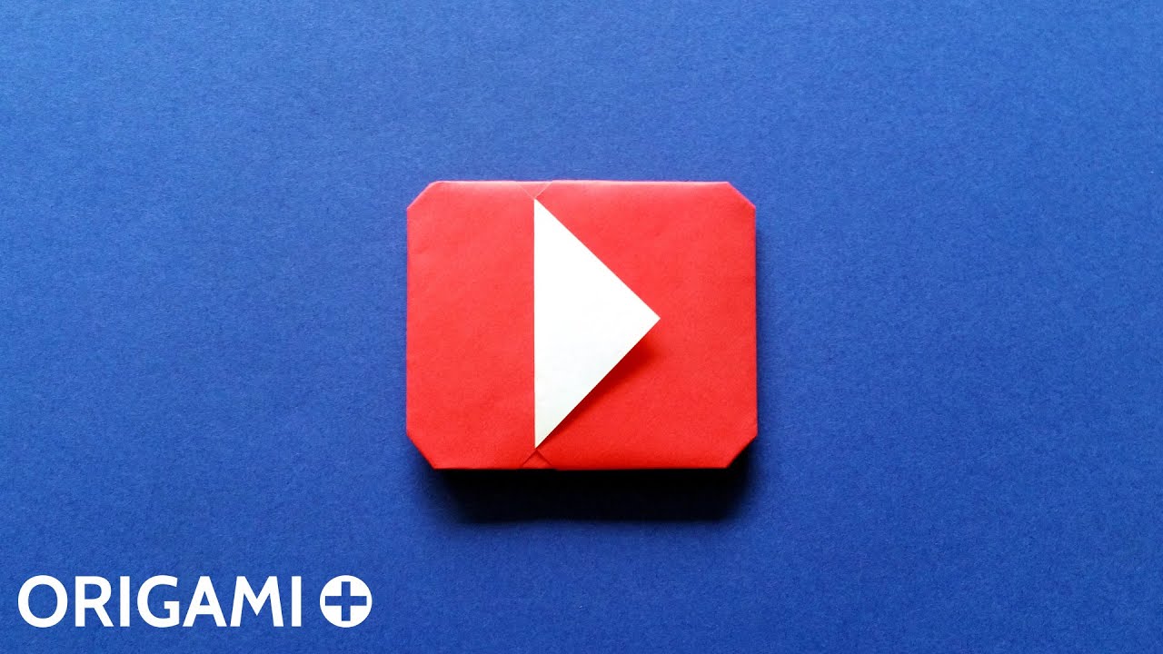 1280x720 Origami Youtube Play Icon Logo Gigandet