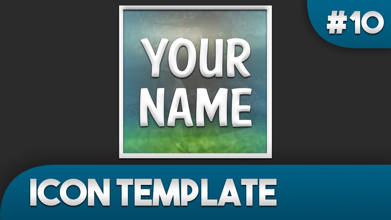 1280x720 Youtube Icon Template