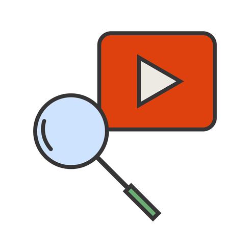 490x490 Youtube Search Line Filled Icon