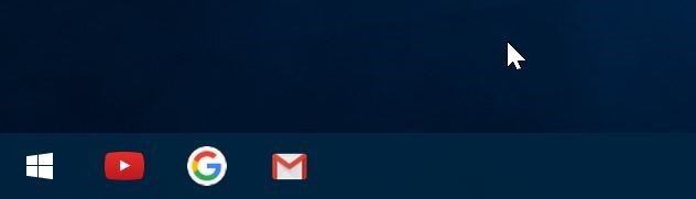 632x181 Pin Google, Youtube, And Gmail To Windows Taskbar