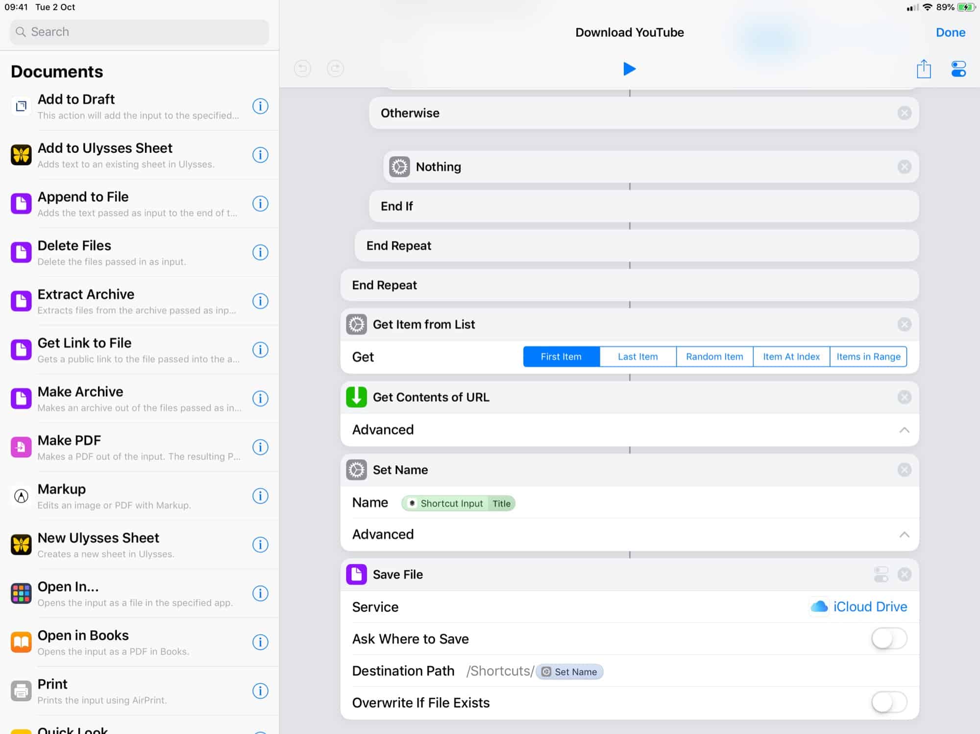 2000x1499 Use Shortcuts To Download Youtube Videos On Iphone Cult Of Mac