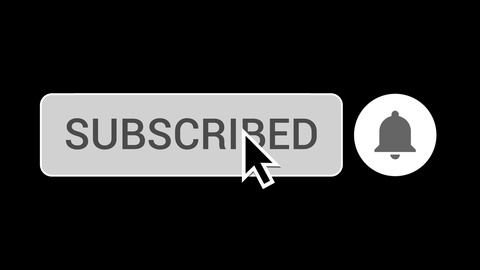 480x270 Mouse Clicking A Subscribe Button With Transparent Background