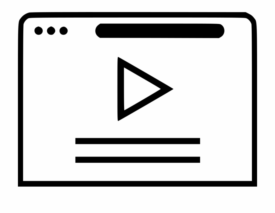 920x712 Youtube Play Video Wireframes Web Png Icon