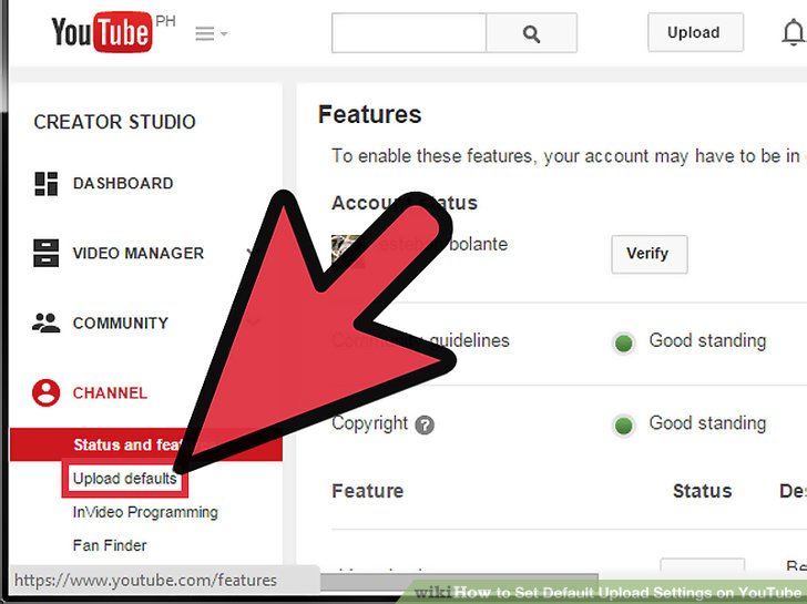 728x545 How To Set Default Upload Settings On Youtube Steps