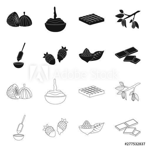 500x500 Vector Design Of Food And Yummy Icon Collection Of Food And Brown
