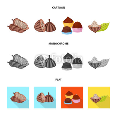 400x400 Vector Illustration Of Food And Yummy Icon Set Of Food And Brown