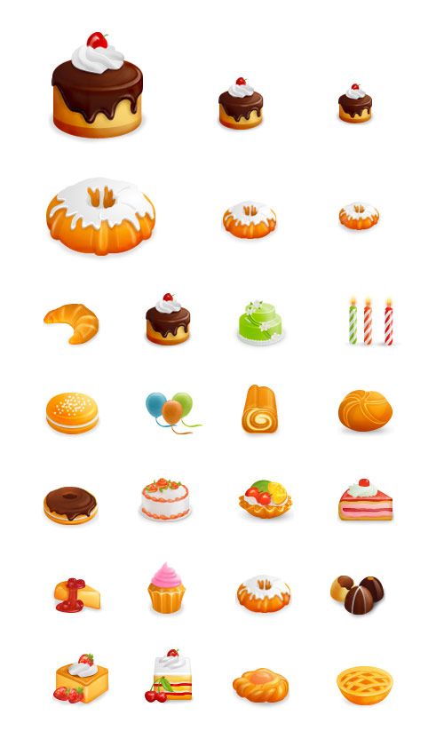 500x850 Yummy! Free Food And Cakes Icon Set Graphic Design Cake Icon