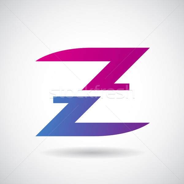 600x600 Logo Shape And Icon Of Letter Z, Vector Illustration Vector