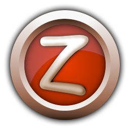 256x256 Metallic Z Icon