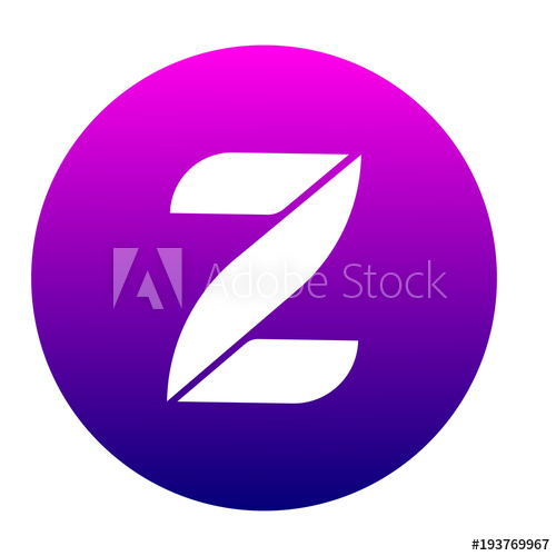 500x500 Z Logo Vector Font Futuristic Outline Letter High Quality Line