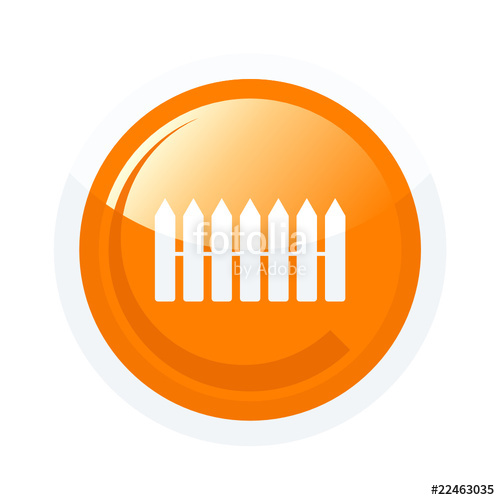 500x500 Zaun Symbol Zeichen Button Icon Stock Image And Royalty Free