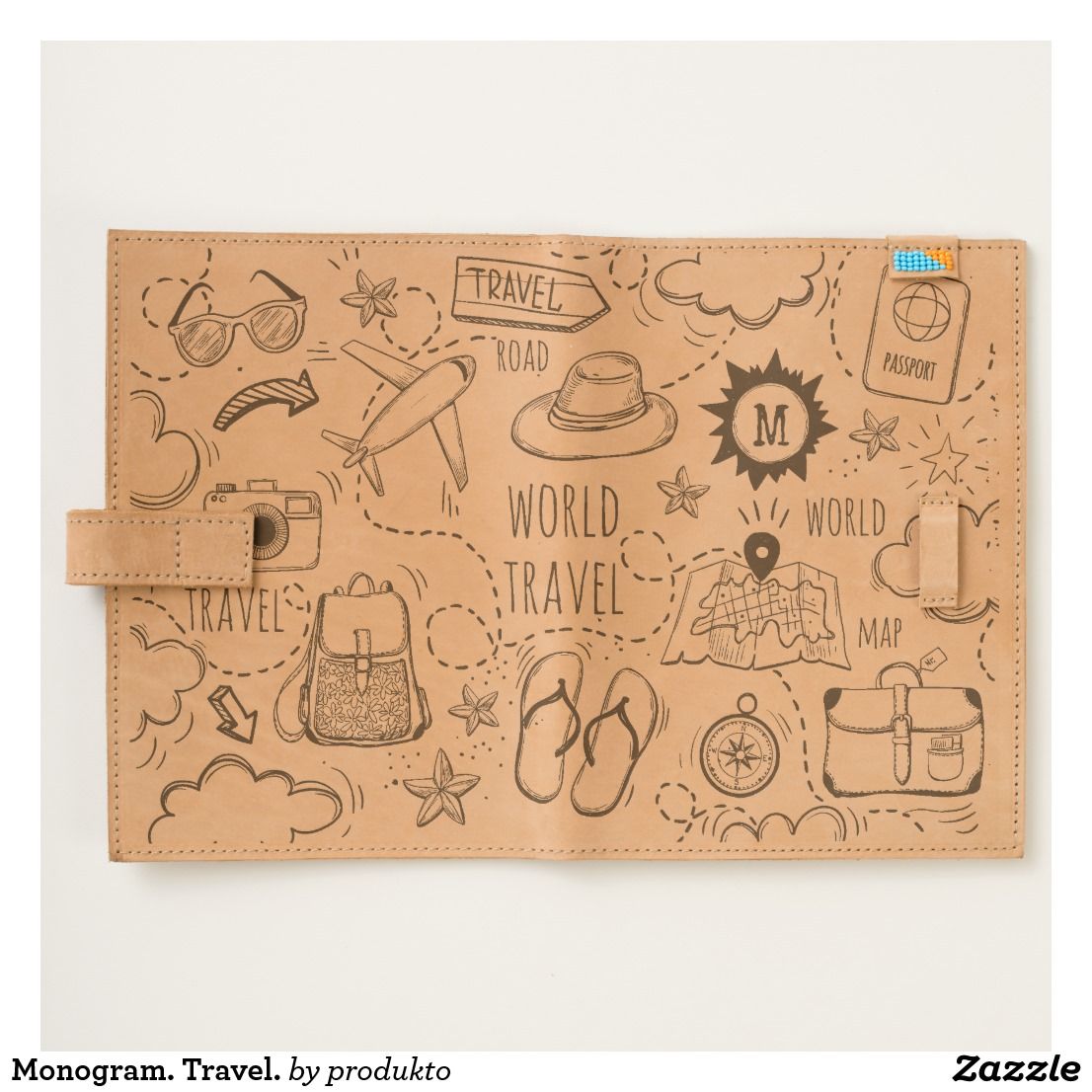 1106x1106 Monogram Travel Journal Travel Accessories