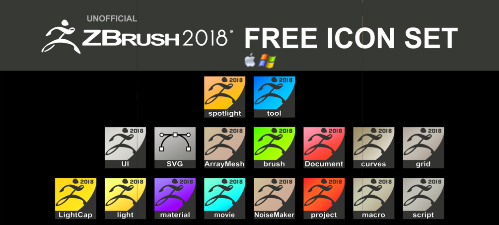 zbrush small icons