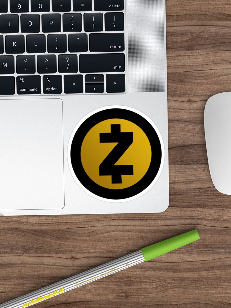 750x1000 Zcash Zec Crypto Currency Icon Stickers