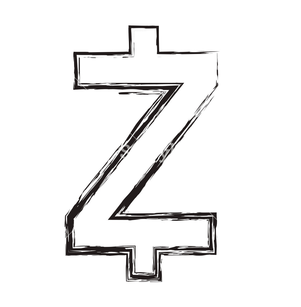 979x1000 Cryptocurrency Zcash Symbol Isolated Icon Vector Illustration