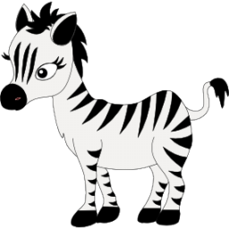 256x256 Zebra Icon Animals Iconset Shrikant Rawa
