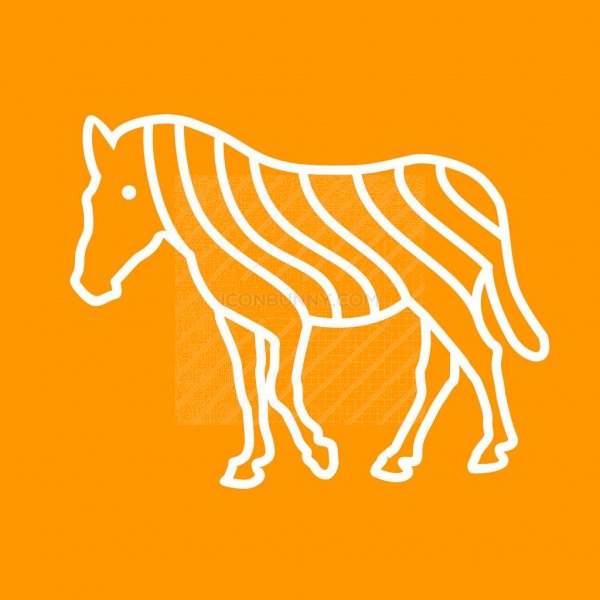 600x600 Zebra Line Multicolor Bg Icon