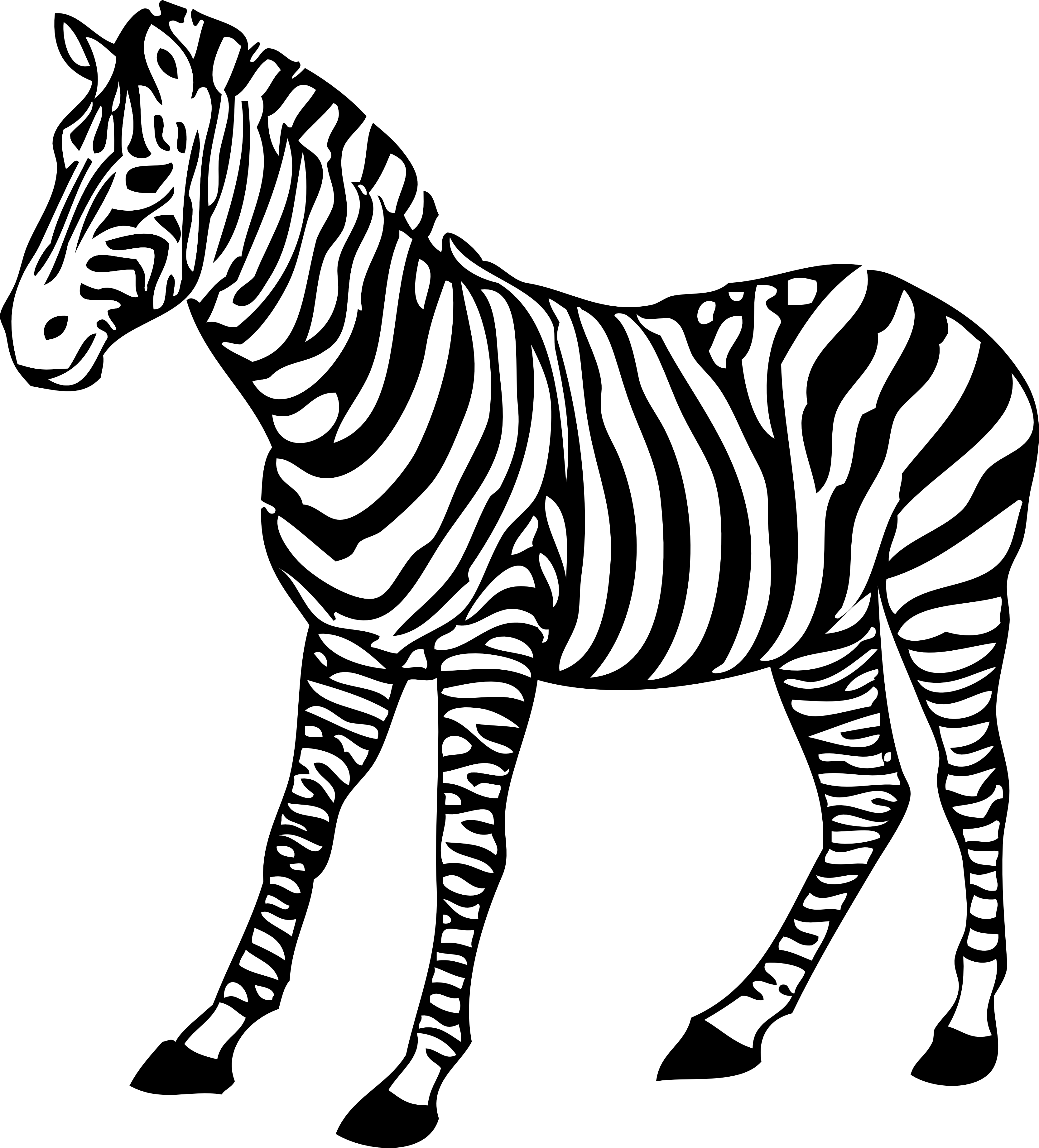 3333x3684 Zebra Png Image Web Icons Png