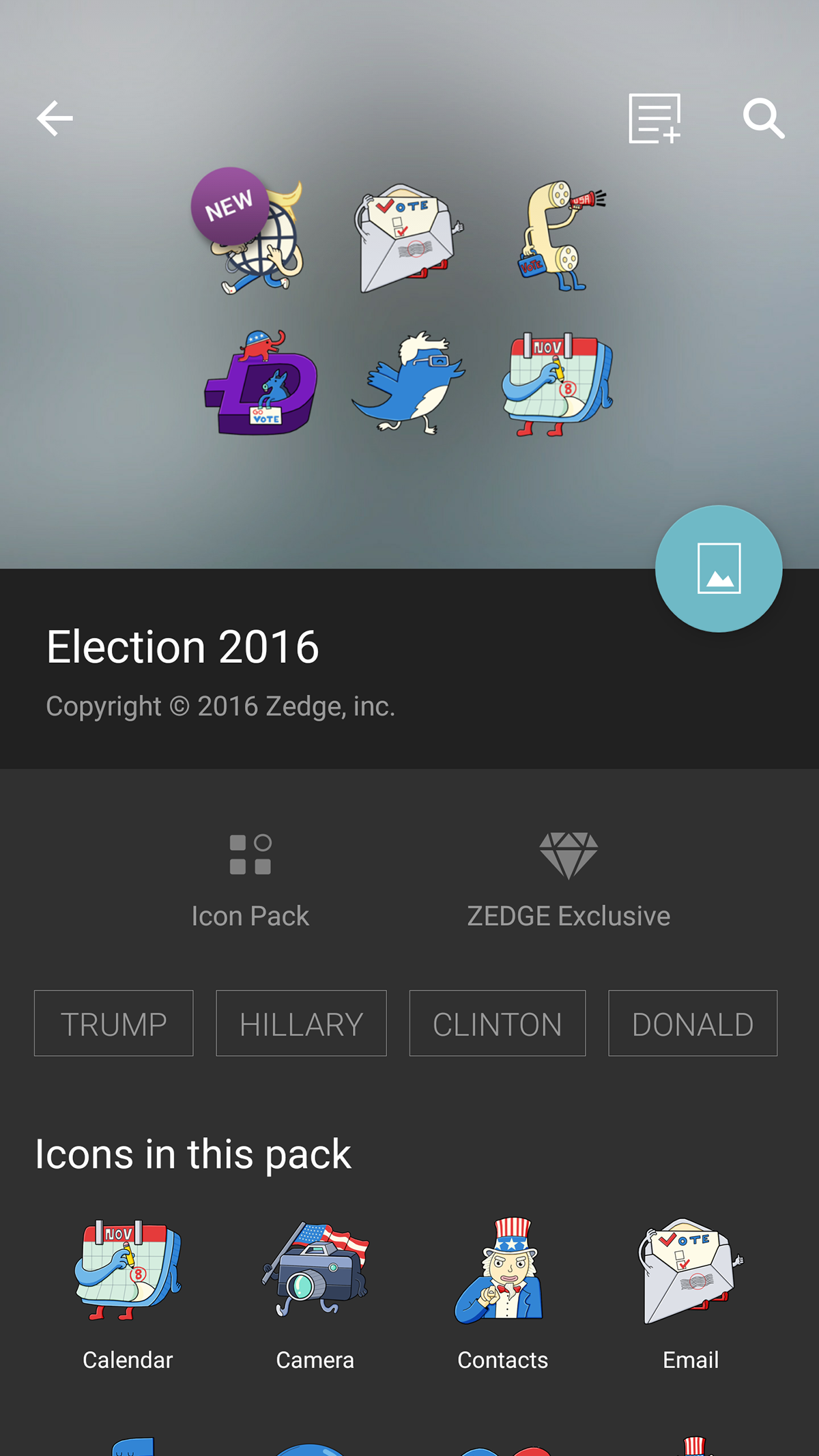 1200x2133 Zedge App Election Icons On Behance