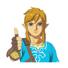 240x240 The Legend Of Zelda Breath Of The Wild Line Stickers Line Store