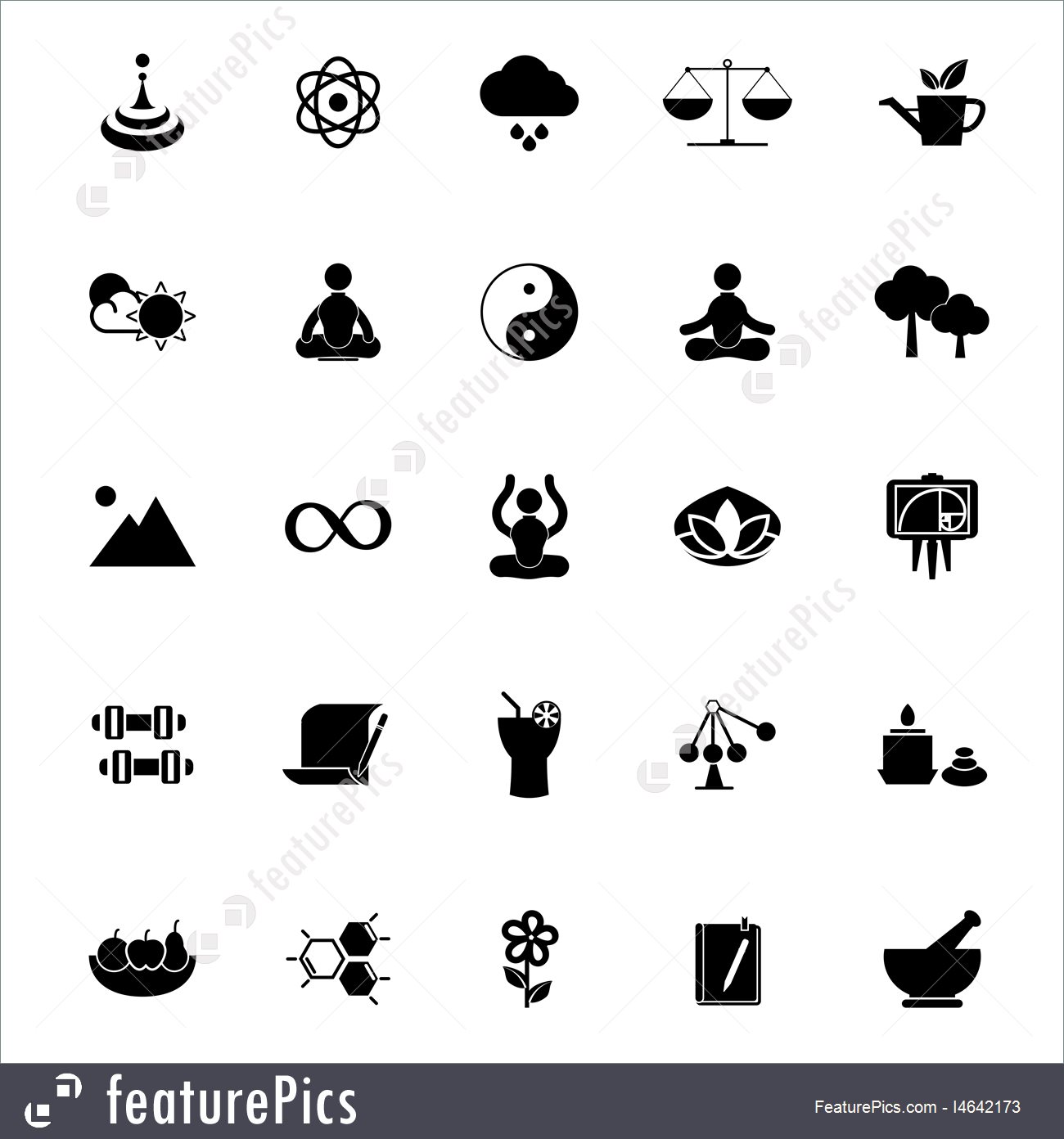 1300x1392 Illustration Of Zen Icons