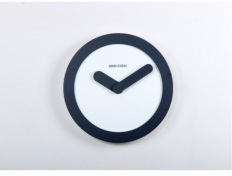 790x600 Geekcook Wall Clock Modern Design Zero Wood Wall Watch Creative