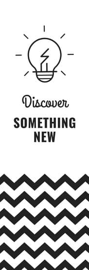 183x550 Black And White Zigzag Icon Coloring Bookmark