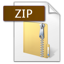 256x256 Icon Zip Drawing