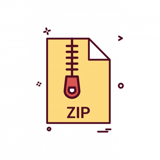 640x640 Zip File Extension Format Icon Vector Design, File, Icon